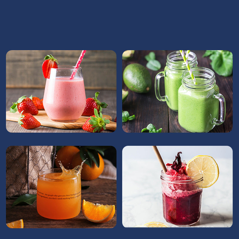 🍓 6-Blade USB Juicer Cup – Smoothies Anywhere 🥤
